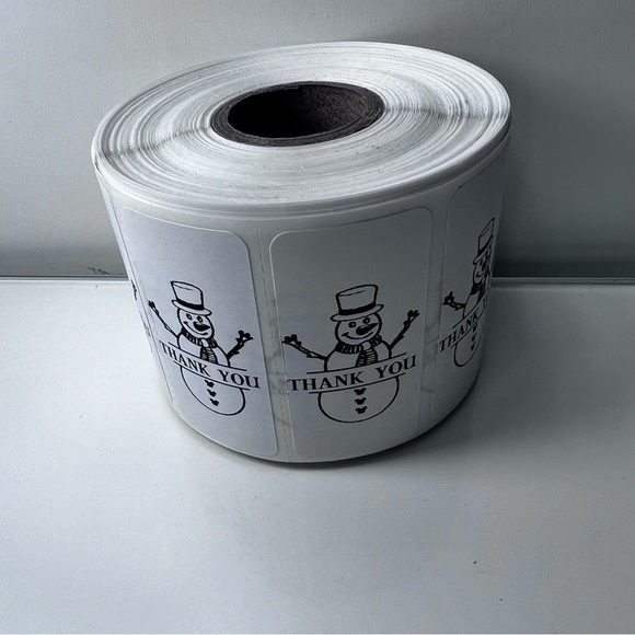 Pack of 100 Stickers | Thank you stickers for Christmas |Packaging Supplies - Picture 14 of 15